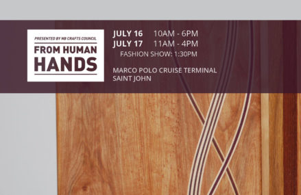 NB Crafts Council Announce From Human Hands 2016