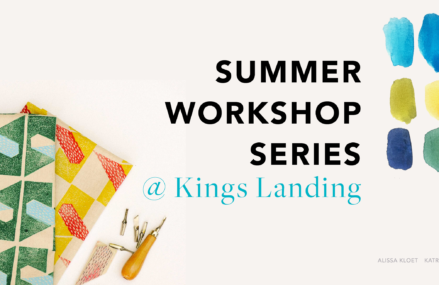 NBCCD Summer Workshop Series at Kings Landing