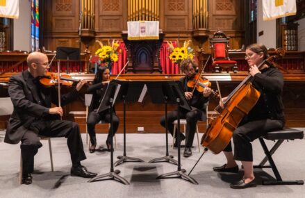 Elm City String Quartet Opened Season Last Friday with Hometown Performance
