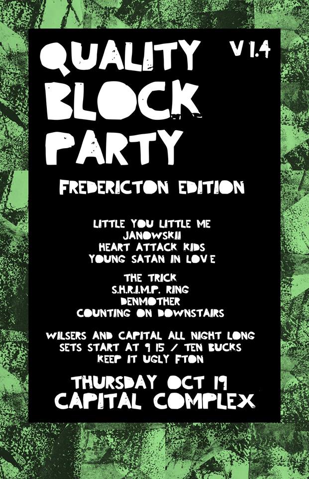 Quality Block Party 1.4 – The Fredericton Edition - Grid City Magazine